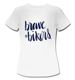  Lettering Brave Bikers
